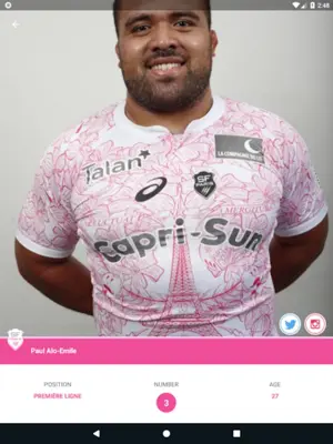 Stade Français Paris android App screenshot 0