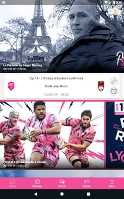 Stade Français Paris android App screenshot 9