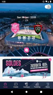 Stade Français Paris android App screenshot 14