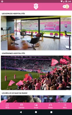 Stade Français Paris android App screenshot 6